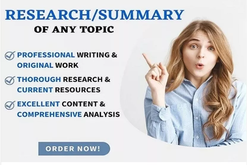 I will write  essays and research papers on any topic