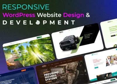 I will create a responsive professional WordPress website for you 