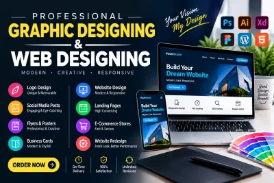 Do design and web designing 